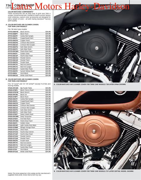 harley davidson custom parts catalog